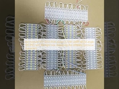 ماژول LED7512-5050 RGB قدرت 0.72W LM60-66LM زاویه 160 IP65 با جعبه نور نشان دهنده شخصیت های روشن مختلف