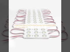 رنگ تک 3 SMD LED Module Signage Light Outdoor 2835 لنز 1.2w چراغ های 12 ولت