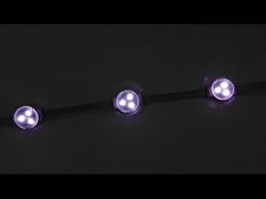 روشنایی نقطه ای فضای باز کریسمس تعطیلات دائمی 12 ولت IP67، LED SMD3535 RGB LED Pixel Point 30 میلی متری