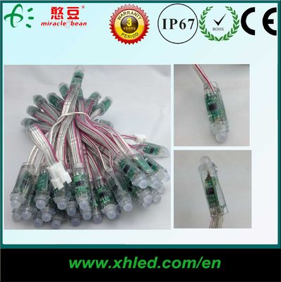 IP67 waterproof 12mm DC5V Full Color RGB LED Pixel For Advertising lighting