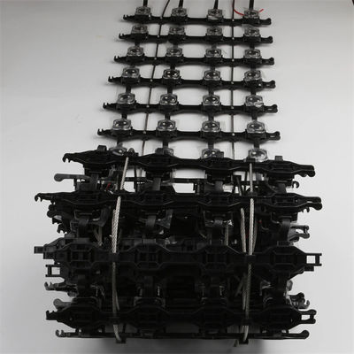 Miracle Bean Customized LED Mesh Screen Outdoor Waterproof IP67 RGB Flexible LED Net Screen Curtain Led Display