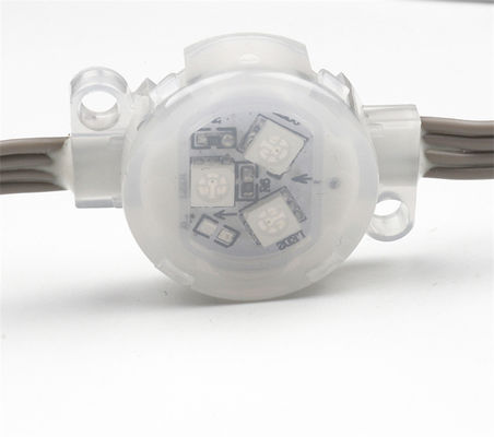 RGB Waterproof LED Point Light 30mm DC12V With IP67 Miracle Bean LED