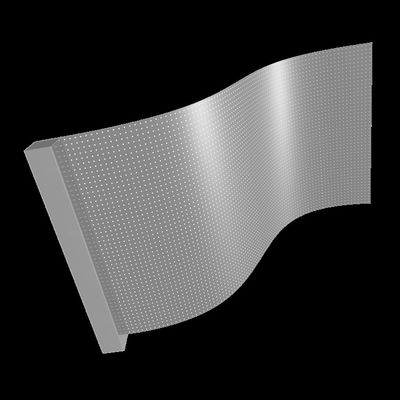 Super Slim Led Screen PCB Board Flexible Transparent Film P20 Advertising Led Display Easy Installation