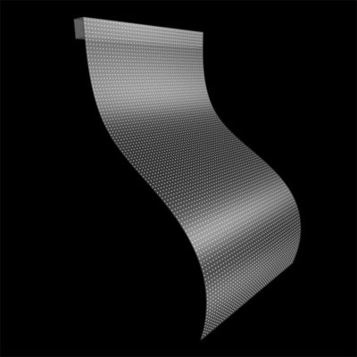 Flexible transparency adhesive LED Film Screen thin Advertising Video Wall P4 DC5V WE2121RGB 16bit