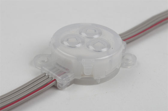 RGB Waterproof LED Point Light 30mm DC12V With IP67 Miracle Bean LED