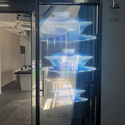 RGB Color P10 LED Transparent Film Screen Indoor H Flexible LED Display Screen