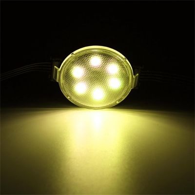 Outdoor LED Pixel Point Light Aluminum Channel Profile Track 50mm Diameter IP67 Waterproof Building Lighting