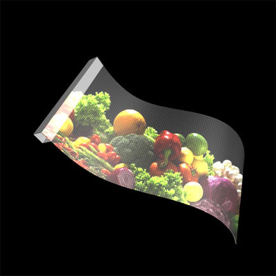 Flexible Transparent Indoor Advertising Decoration LED Transparent Screen XH-JHP-P6 Full Color