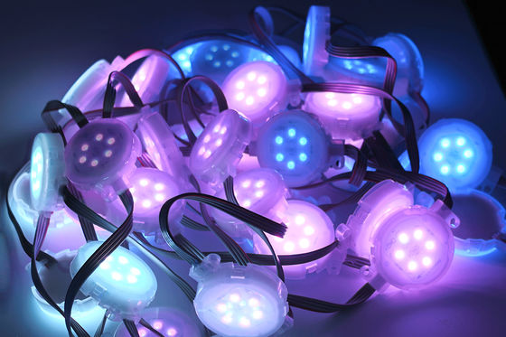 6LEDs/pcs Large Diameter 50MM LED Point Light Source for Park Building Outdoor Decoration