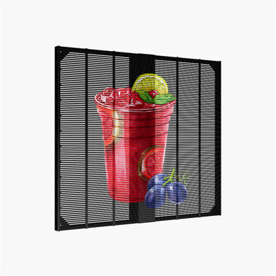 Transparency 1000*1000mm Outdoor Grille Screen Rental Led Transparent Screen Price P3.91 Pantalla Led Transparente