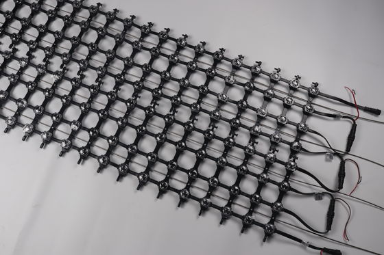 P62.5 Waterproof RGBW IP67 High Brightness LED Mesh Screen Light for Media Facade Stage Lighting