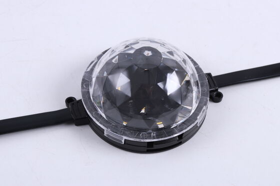 80mm RGB DC24V Pixel Point Light DMX512 IP67 Waterproof 120° Beam Angle UV Resistant