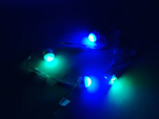 33mm Diameter IP67 Waterproof Full Color Custom LED Point Light for Outdoor Decoration