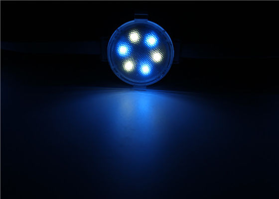 RGBW Color DC12v Led Point Light PC Shell Glue Material 1-1.5w Long Lifespan