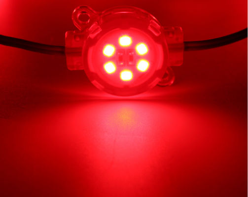 Round 30mm SMD2835 Waterproof Led Christmas Lights Epistar