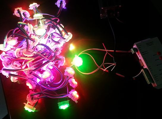 30mm SMD 5050 12V rgb led pixel with full color-----11 years manufacturing experience