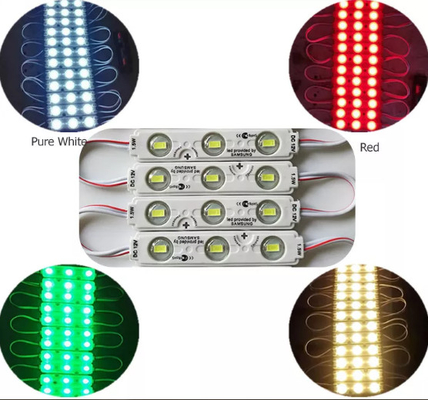 DC 12 ولت 1.5 وات ماژول LED رشته های ضد آب 3 LEDS IP65 SMD 5730 LED ماژول برای جعبه نور Signage