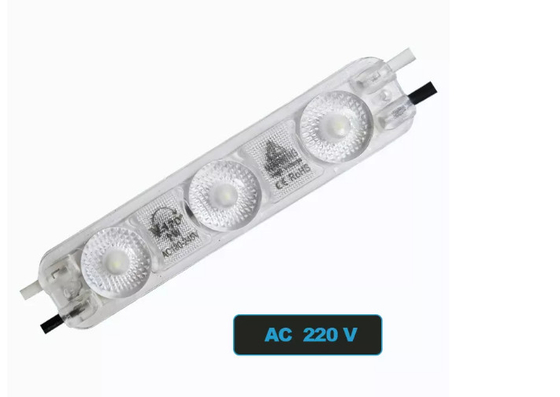 3 چراغ LED 12 ولت LED ماژول 2835 AC110V 220V 3M نصب نوار چراغ های تبلیغاتی