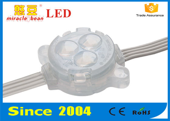 چراغ نقطه‌ای LED 30 میلی‌متری 12 ولت SMD3535 RGBW ضد آب IP67 با زاویه پرتو 120 درجه و مواد PC مقاوم در برابر UV