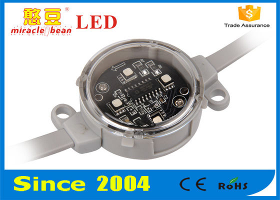 چراغ نقطه‌ای پیکسل RGB 40 میلی‌متری DMX512 ضد آب IP67 زاویه پرتو 120 درجه مقاوم در برابر اشعه ماوراء بنفش