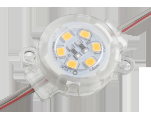 در فضای باز تک رنگ 30 میلی متر چراغ نقطه ای LED IP67 ضد آب 0.6 وات 12 ولت 30 میلی متر بدن کامپیوتر