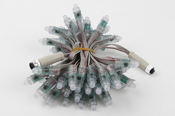 فضای باز 12 میلی متری RGB LED Pixel Light ضد آب IP67 0.3W 12V