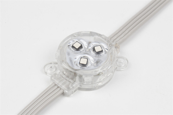 نور نقطه ای LED ضد آب IP67 در فضای باز DC12V 0.75W 30 میلی متر تک رنگ SMD3535