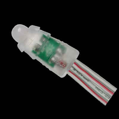 نور پیکسل LED در فضای باز 0.3 وات DC12V 12 میلی متر DMX512 RGB IP67 ضد آب