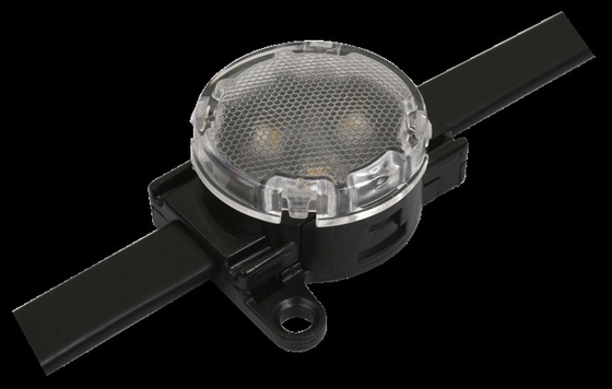 DMX512 IP67 Smart RGB LED Point Light DC24V 0.75W 30mm SMD3535