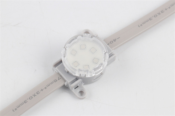 OEM OEM ضد آب RGB LED Point Light SMD3535 IP67 30mm DMX512 DC24V 1.5W