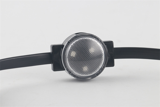 ضد آب RGB LED Pixel Point Light IP67 0.75W DC12V SMD3535 30mm 30000H RGB