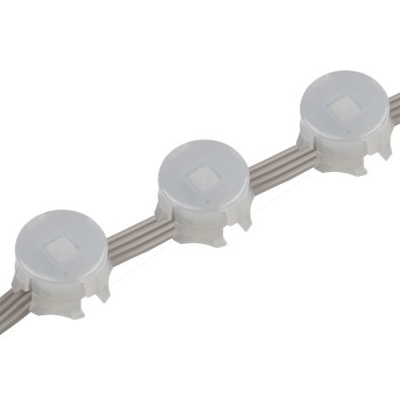 چراغ LED نقطه ای ضد آب Miracle Bean IP67 0.3W DMX512 Smd5050 DC5V 20mm RGB