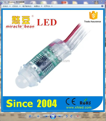 DC5V 12 میلی متر LED پیکسل چراغ ضد آب WS28110.3W RGB پیکسل LED با کیفیت حرفه ای