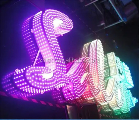 WS2811 RGB Pixel LED String Lights 5V 12V قابل برنامه ریزی 12mm Smart Full Color Pixel LED