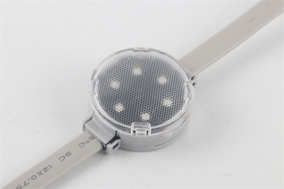 چراغ نقطه ای LED IP67 1.8W DC15V 40mm Smd3535 DMX512 3RGB+3W سیگنال پیکسل منبع نقطه نور
