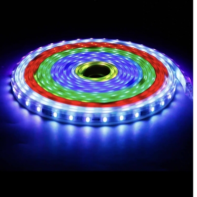 5050 24V IP65 RGB RGBW چراغ نوار LED انعطاف پذیر 60Leds / M چراغ های LED با قدرت بالا