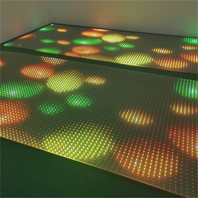 Ultra Thin Flexible DC5V P20 LED Transparent Film Screen SMD2121 با طول عمر 100000 ساعت