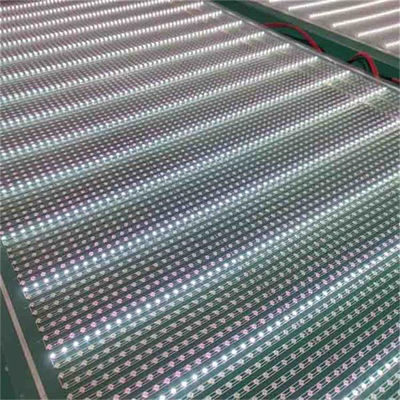 تبلیغاتی P20 انعطاف پذیر شفاف فیلم ال ای دی فوق العاده باریک با صفحه PCB آسان نصب