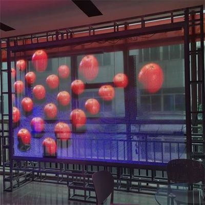 صفحه نمایش فیلم LED LED Screen P16 Placa Flexible Soft Module شفاف صفحه نمایش LED