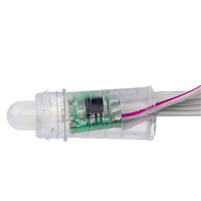 چراغ های پیکسل LED 0.2W DC12V IP67 تک رنگ 9mm در فضای باز ضد آب