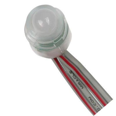 چراغ های پیکسل LED تک رنگ 0.2W DC12V IP67 9mm در فضای باز ضد آب تبلیغاتی Pixel Light