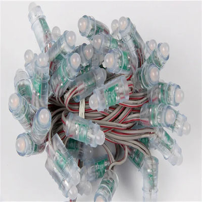 چراغ های پیکسل LED RGB 0.3W DC5V IP67 12mm در فضای باز ضد آب تبلیغاتی Pixel Light