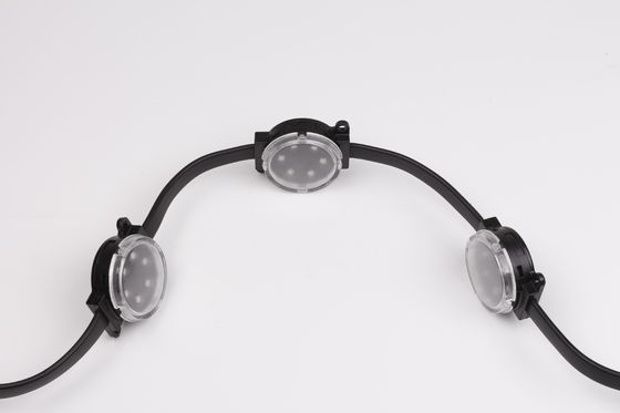40mm Rgb Rgbw Dc12v Dot Pixel Outdoor Led Point Dmx Pixel Led Dot Light برای ساخت و ساز نمای ساختمان