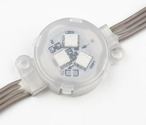 شفاف کریستال RGB LED پیکسل توپ انعطاف پذیر نرم 3D منبع نور نقطه ای LED