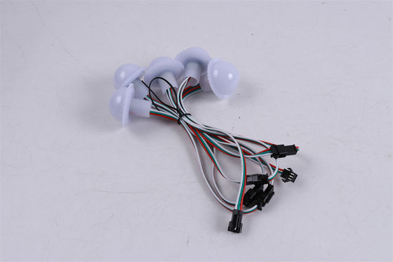 Hemispherical 1W DC12V 5050RGB 45mm LED Amusement Lamp