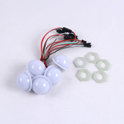 12v 50mm Cabochon Led Light Fairground Decoration RGB Pixel LED Amusement Rides In LED Point Lights
