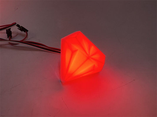 Hot-sales clear cover frosted white cover 63mm amusement rides led pixel lights pixels 12VDC for amusement park lights