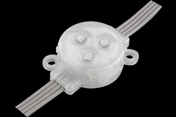 IP67 RGB RGBW Pixel Led Point Light IP67 12V RGB PC مواد چسب شیل