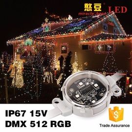 SMD5050 IP67 RGB LED پیکسل کریسمس نوار LED نور 0.9Watt DC15V