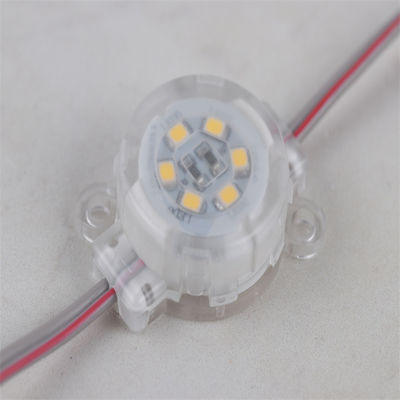 چراغ نقطه ای LED چراغ خانه نور دایمی تعطیلات DC9V 0.75W 25mm درب ضد آب لامپ نقطه ای LED RGBW